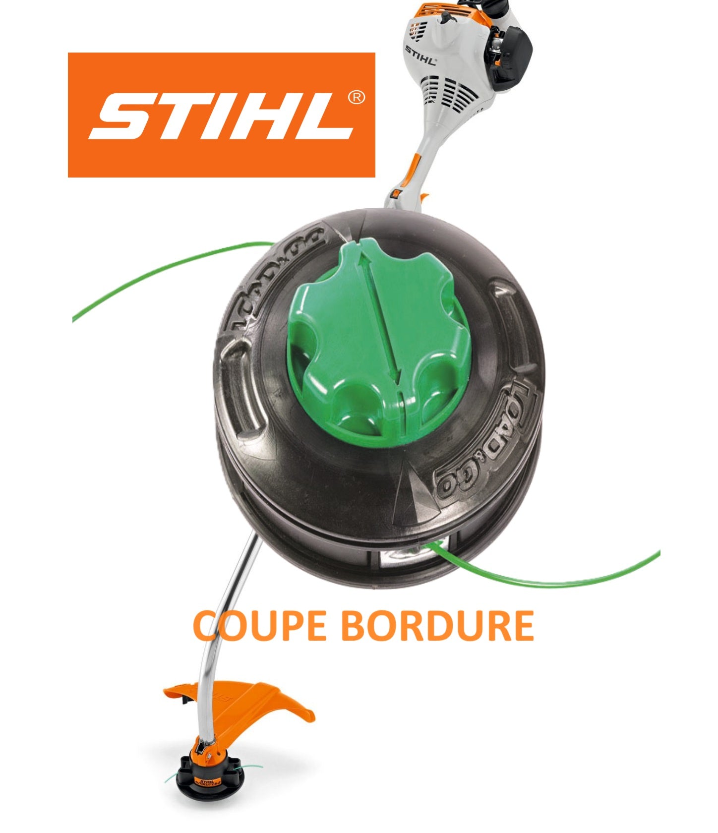 2. TETE LOAD AND GO POUR COUPE BORDURE STIHL