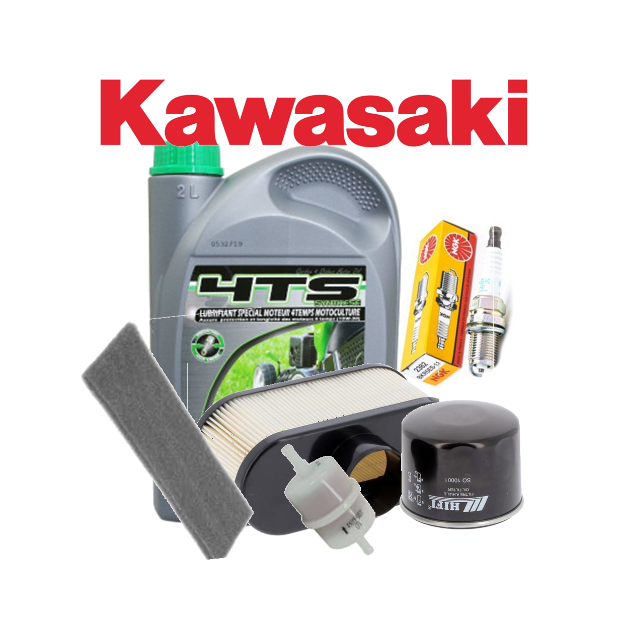 KIT ENTRETIEN MOTEUR KAWASAKI FS481V FR651V - 0