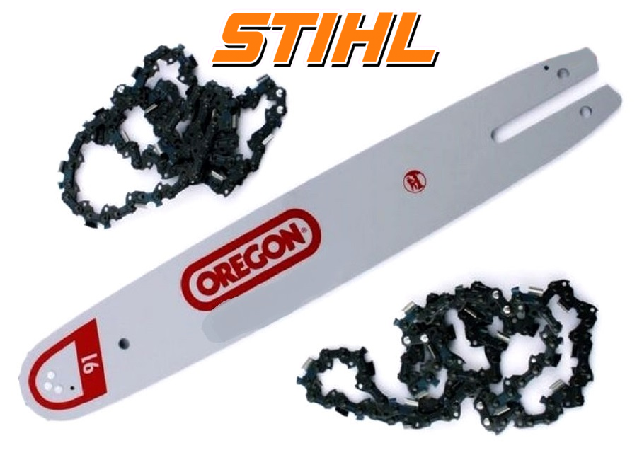 4. COMBO GUIDE + 2 CHAINES POUR TRONCONNEUSE STIHL GUIDE 35 cm ou 40 cm