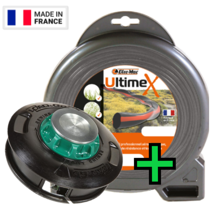 0. TETE LOAD AND GO PRO EXTRALIFE + FIL OLEO-MAC ULTIMEX 3 MM