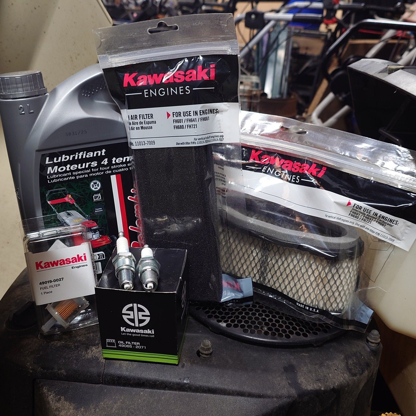 KIT ENTRETIEN MOTEUR KAWASAKI FH601 / FH641 / FH661 / FH680 / KH721