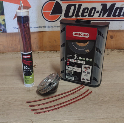 TETE 4 BRINS SPEED TOUT ALU + 40 BRINS 7 MM
