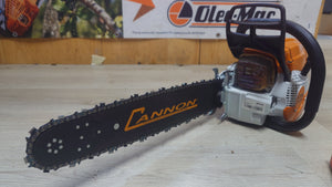 GUIDE 45 CM CANNON (325) + 4 CHAINES OREGON